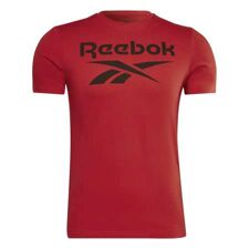 Reebok Identity Big Logo Short Sleeve Shirt, Vector Red 